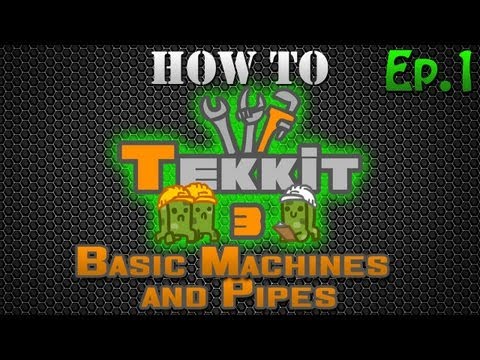How to Tekkit - Basic Machines and Pipes