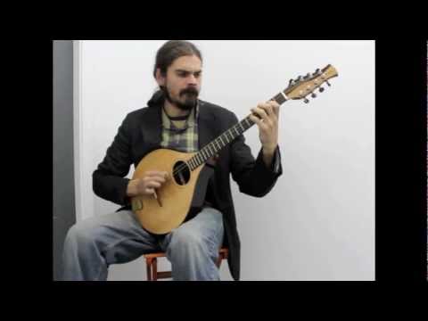 Irish Bouzouki made by Lewis Santer, played by Dave Cory