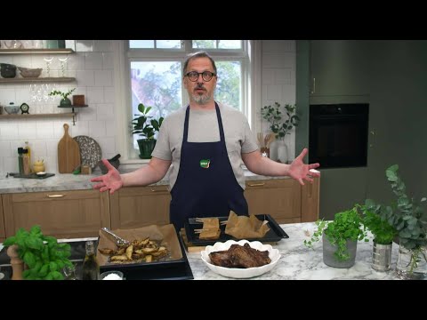 Kökets middag: Grillad fläskkotlett med fetaostpaket - Köket