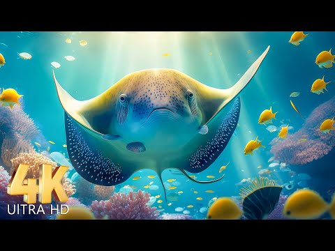 [NEW] 11H Stunning 4K Underwater Wonders  🌊 - Coral Reefs and Colorful Sea Life - Relaxing Music