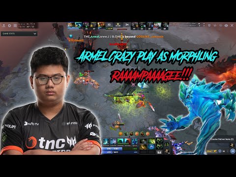 TNC.Armel 2x RAMPAGE | Unpredictable Moves Play with Morphling Rank Game  vs TNC. Gabbi [Lycan].