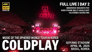 Download lagu [20250418] Coldplay – Music Of The Spheres in Seoul | Main Front Stage View | 4k60p HDR Stereo Full mp3