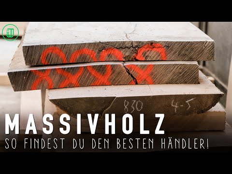 So kommst du garantiert an gutes, GÜNSTIGES MASSIVHOLZ! | Tipps vom Tischlermeister | Jonas Winkler