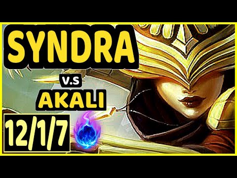 NOMANZ (SYNDRA) vs AKALI - 12/1/7 KDA MID CHALLENGER GAMEPLAY - EUW