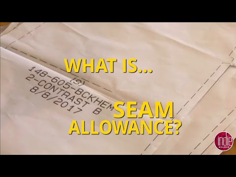 What is seam allowance? | Indie Source