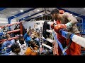 TERENCE CRAWFORD PULLS UP ON JOSE BENAVIDEZ JR DURING WORKOUT AS BOTH TRADE WORDS WITH EACH OTHER