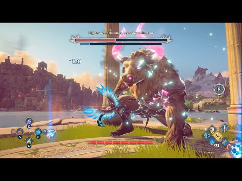 Immortals Fenyx Rising - Nightmare of Daidalos, Legendary Minotaur Boss Fight