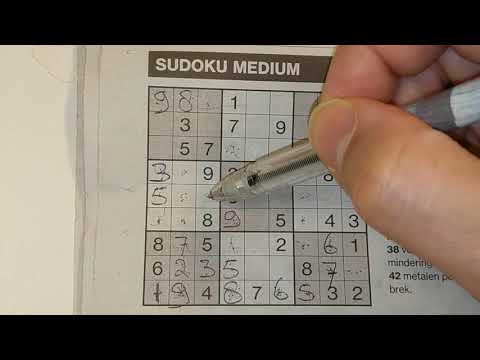 Two sudokus to go. (#398) Medium Sudoku puzzle. 01-14-2020