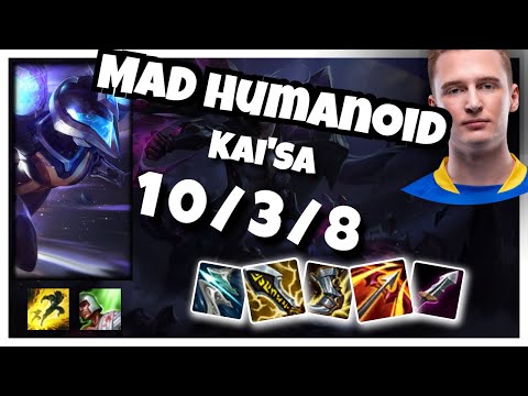 Kai'Sa Gameplay Challenger Replay S11 - 11.1 Bot Lane (10/3/8) - EU