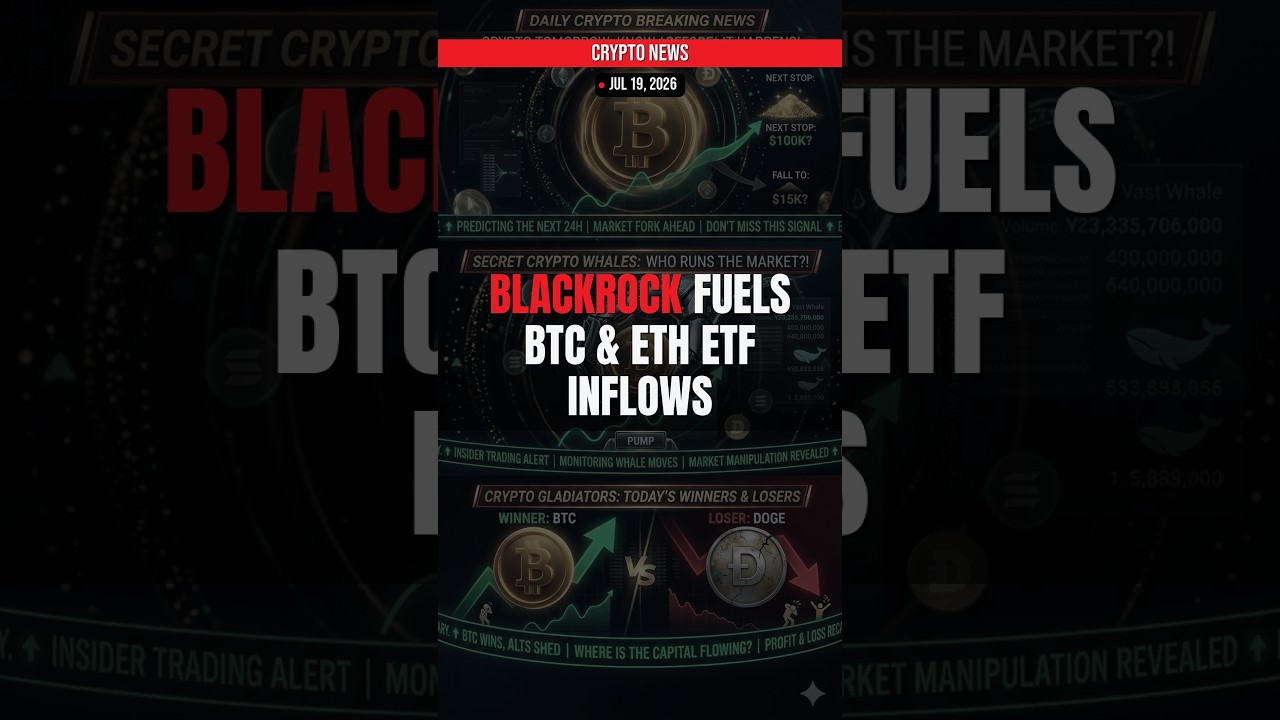 Bitcoin ETF RECORD — Is This The Bottom? (Jul 19, 2026)