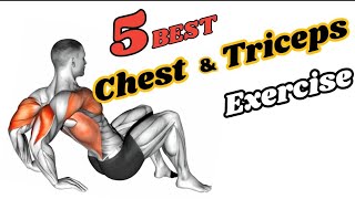 5 Best Chest & Triceps workout At Home . #chest #triceps #workout