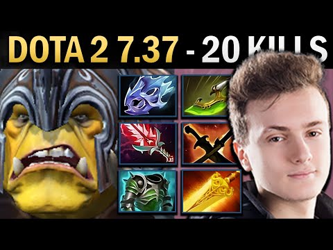 Alchemist Gameplay Miracle with 20 Kills and Moon Shard - Dota 7.38