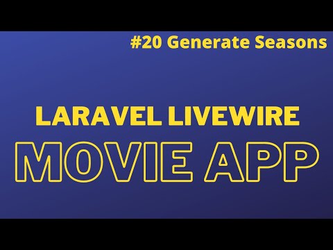 Laravel Livewire Tutorial Create Movie Website Make Your Movie App