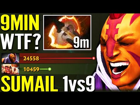 9min Fury Anti Mage!! Sumail 1vs9 WTF Hardest Game Ever Fast Farm Skill Dota 2 Pro Carry Guide