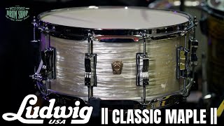 Video thumbnail for Ludwig Classic Maple 6.5x14" Snare Drum by West Coast Drum Shop