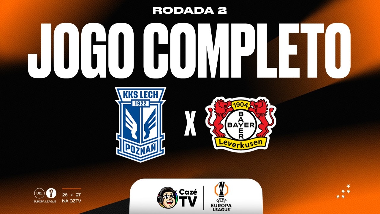 AO VIVO (SOM AMBIENTE): LECH POZNAŃ X BAYER LEVERKUSEN | EUROPA LEAGUE 26/27 | 2ª RODADA