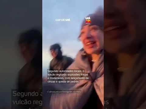 Vídeo mostra trilheiros escapando de erupção do Vulcão de Fogo na Guatemala