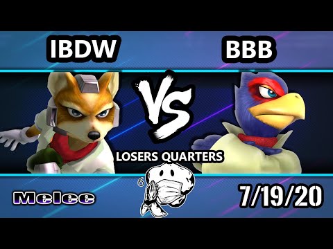 GOML 2020 SSBM - BBB (Falco) Vs. iBDW (Fox) Melee Losers Quarters