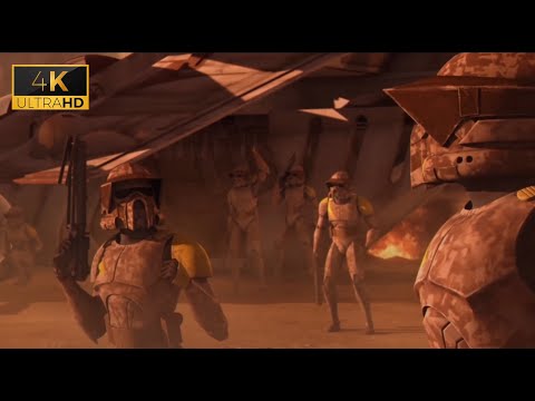 Attack on Geonosis Part 2/3 | Star Wars The Clone Wars | Second Battle of Geonosis | 4K