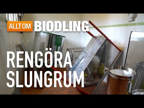 Rengöra slungrum - Honungshantering - Biodling