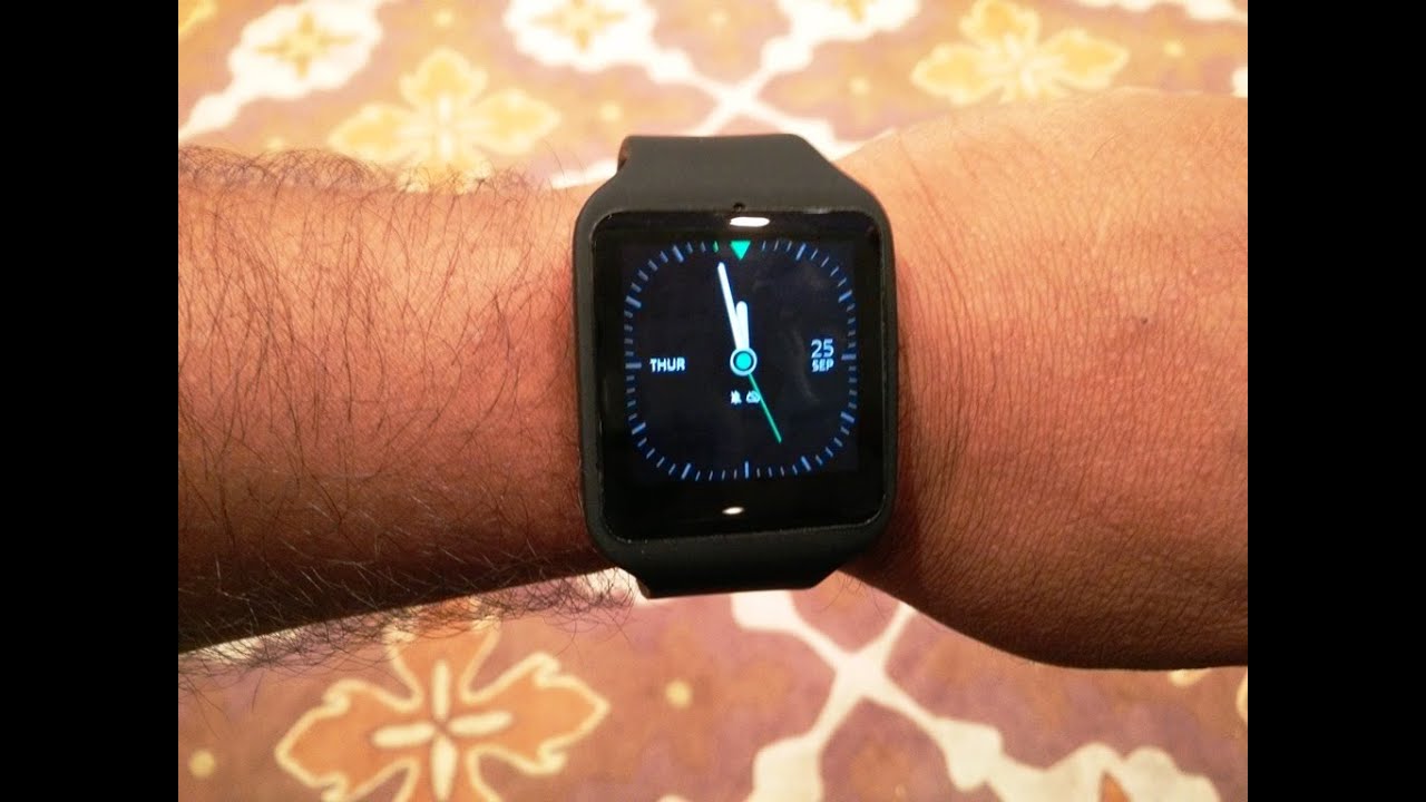 Умные часы Sony SmartWatch 3 SWR50, зелёные