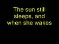 When The Sun Sleeps- Underoath 