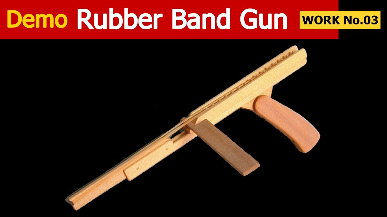 [No.03] --Re-posting-- 2 step loading, 15+15 rounds Rubber Band Sub Machine Gun /oggcraft.jp