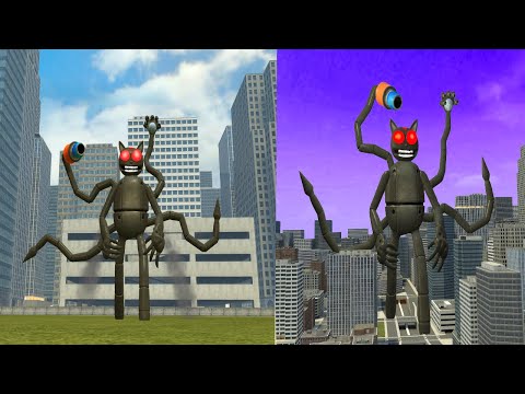 TERRIFYING CREATURE IN CITY! - Garry's mod Sandbox