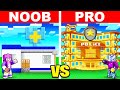 NOOB Vs PRO POLICE STATION House Build Challenge