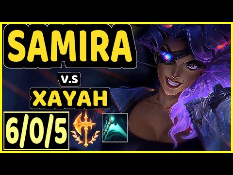PHOTIC (SAMIRA) vs XAYAH - 6/0/5 KDA BOTTOM ADC CHALLENGER GAMEPLAY - KR