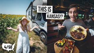 The ULTIMATE Camper Van Tour of KANSAS! Epic State Guide + Incredible Local Food! | RV Life USA