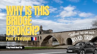 Things to do in Avignon, France.  See the World’s Famous Broken Bridge? 🇫🇷 Visiting Pont d’Avignon
