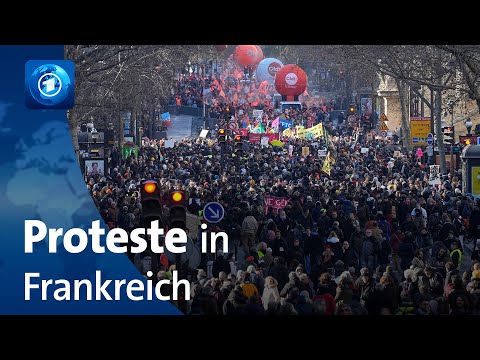 Erneute Streiks gegen Rentenreform in Frankreich