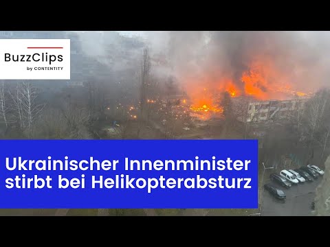 Kiew: Ukrainischer Innenminister stirbt bei Hubschrauberabsturz