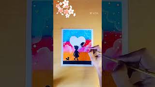 Sister And Brother Drawing 💗 | Raksha Bandhan Drawing Tutorial #youtubeshorts #shorts