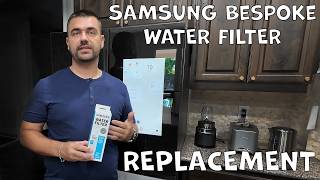 How to Replace Samsung Bespoke French Door Refrigerator Water Filter HAF-QIN/HAF-CIN
