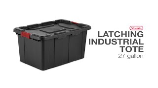 Sterilite 27 Gallon Latching Industrial Tote