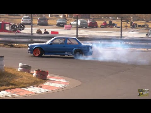 BMW e30 4.4 V8 Drift Up Drift Trophy trening 2k18 Toruń