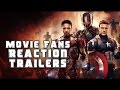 Movie Trailer Fans Reactions to Marvels The Avengers (2012 - 2019)
