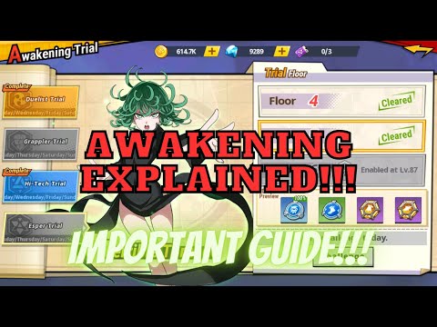 PASSING YOUR LIMIT WITH AWAKENING!!!  One Punch Man The Strongest Guide