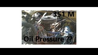 Oil Pressure Check 351M 1976 Ford LTD #limelateda #nonamenationals @outfitsgarage88 @BareRoseGarage