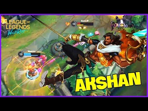 Wild Rift AKSHAN Montage - Best AKSHAN Plays | LoL Wild Rift Montage