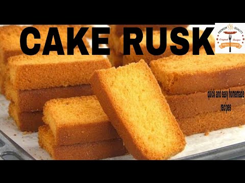 Cake rusk recipe|Simple Cake Rusk recipe