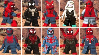 LEGO Marvel Super Heroes 2 - All Spider-Man Characters (+ Similar Characters)