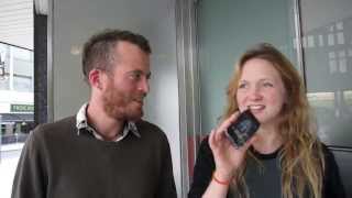 Hollie McNish, Pete the Temp interview at So:Fest. Strawberries, Poets, dirty words, Glastonbury