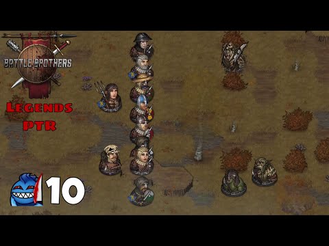 Battle Brothers Legends PTR Mod - Necromancers -  Ep 10 Orcs!!