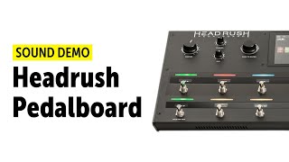 Video thumbnail for Headrush Pedalboard Sound Demo (no talking) by Guitar Bonedo
