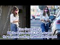 Eiza Gonzalez In White Shirt Skin Tight Jeans For A Lunch Outing In West Hollywood