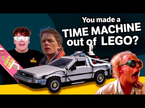 LEGO Back To The Future Time Machine 10300 Set Review!