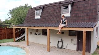 How To Build a Covered Patio | DIY Porch Part 1